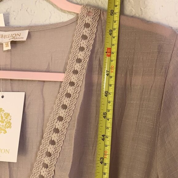 NWT Rebellion Again Beach Cover/ Negligee Women’s Size M - Picture 6 of 8